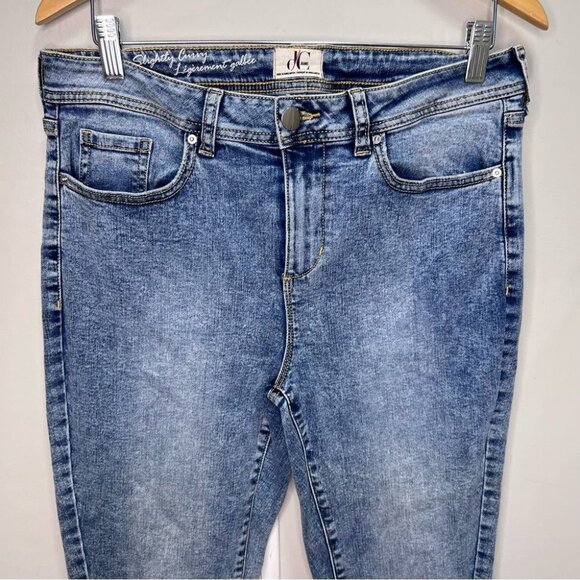 Pennington’s Acid Wash Jeans with Slit Hem Size 12 - Picture 7 of 11